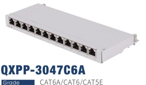 10 Inch 12 Port Shielded Patch Panel