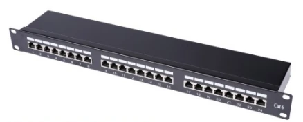 Cat6A 24 Port Shielded Patch Panel